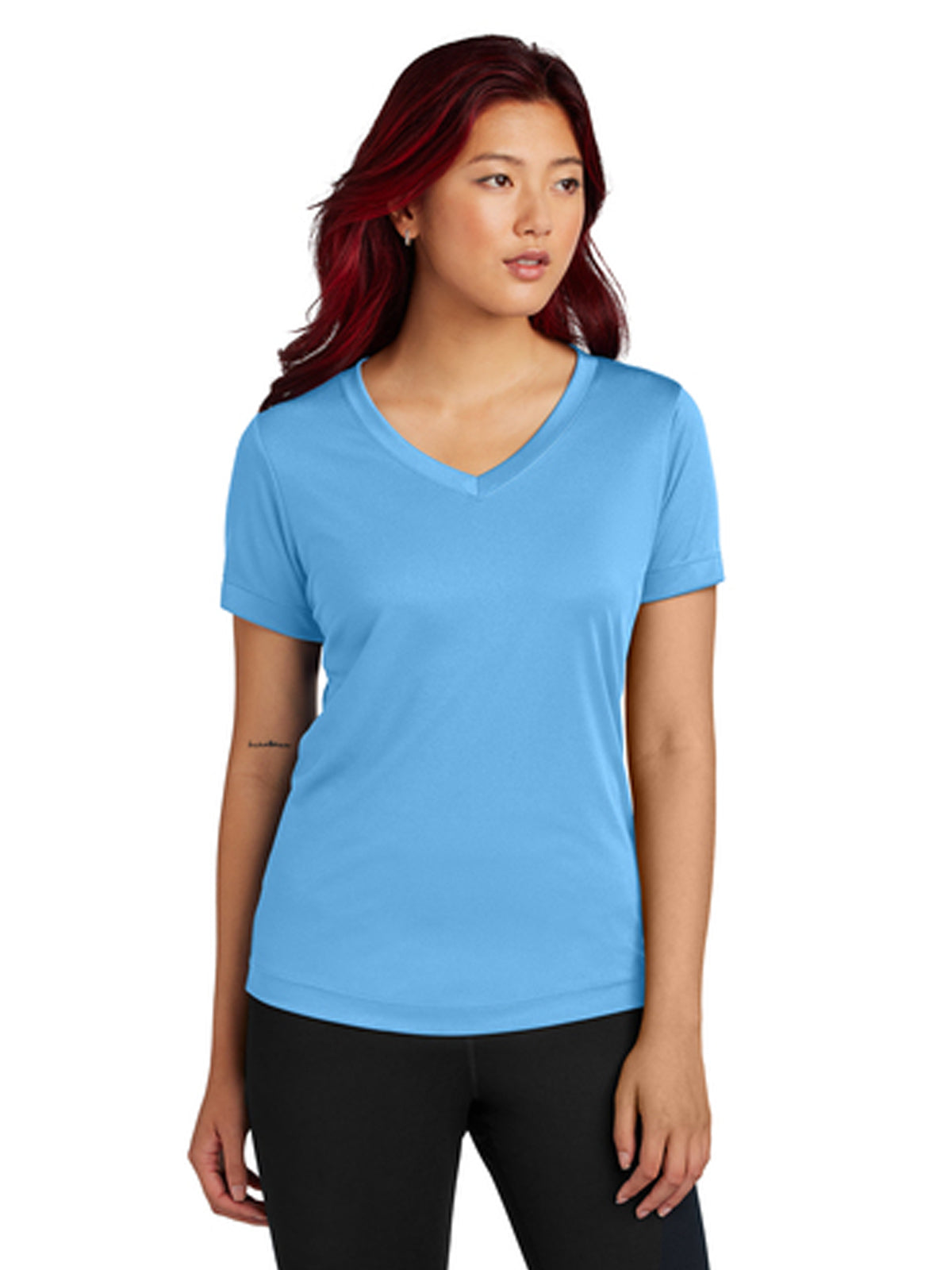 Women's PosiCharge Competitor V-Neck Tee - LST353 - Carolina Blue