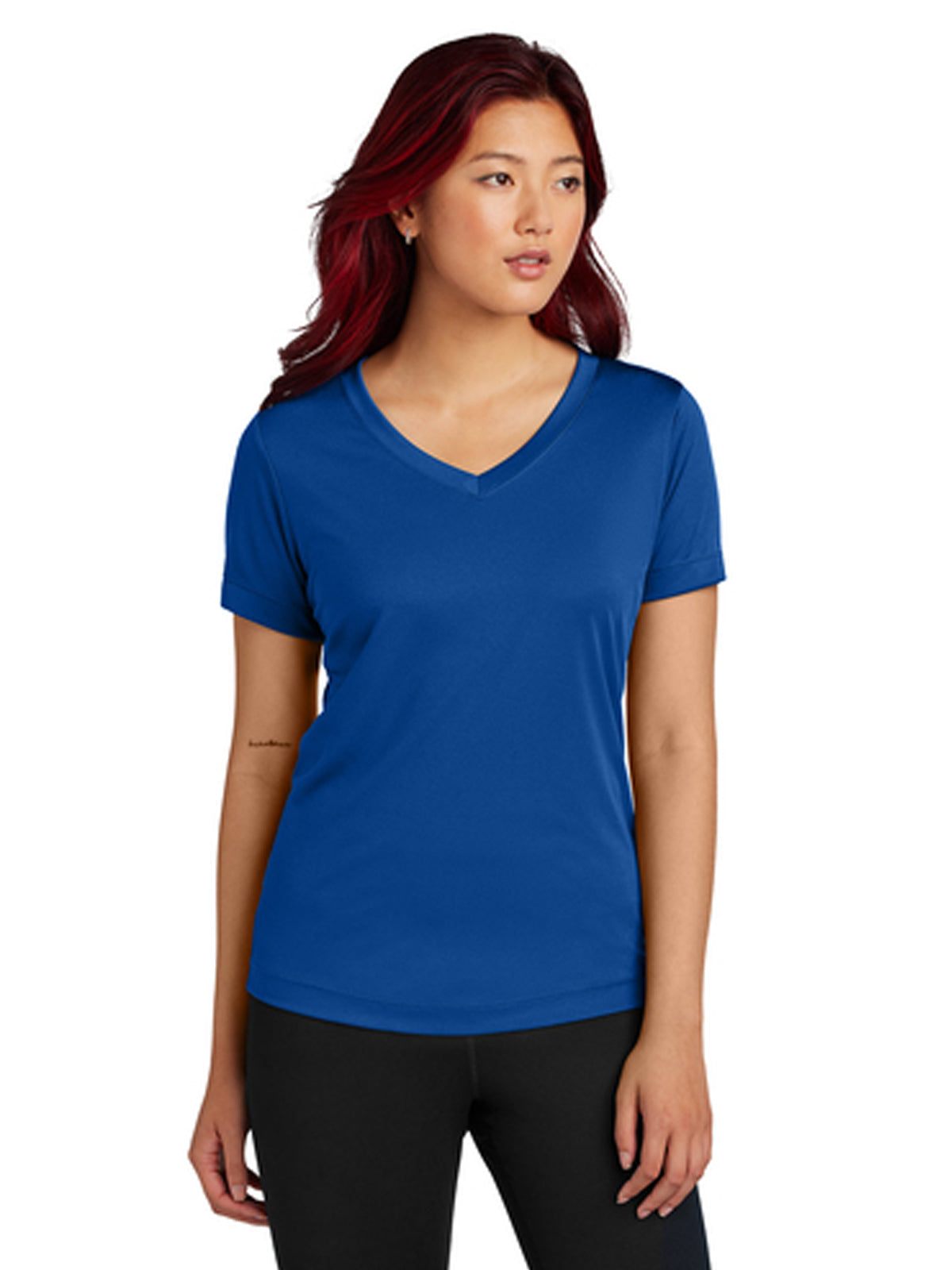 Women's PosiCharge Competitor V-Neck Tee - LST353 - True Navy