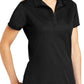 Women's Micropique Sport Polo - LST650 - Black