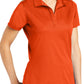 Women's Micropique Sport Polo - LST650 - Deep Orange