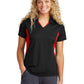 Women's Pocketless Side Blocked Polo Shirt