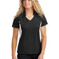 Women's Pocketless Side Blocked Polo Shirt