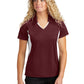 Women's Pocketless Side Blocked Polo Shirt