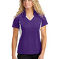 Women's Pocketless Side Blocked Polo Shirt