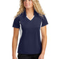 Women's Pocketless Side Blocked Polo Shirt