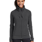 Women's Sport-Wick Stretch Full-Zip Jacket - LST852 - Charcoal Grey