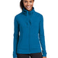 Women's Sport-Wick Stretch Full-Zip Jacket - LST852 - Peacock Blue
