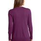 Women's V-Neck Sweater - LSW285 - Deep Berry