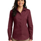 Women's Long Sleeve Poplin Shirt