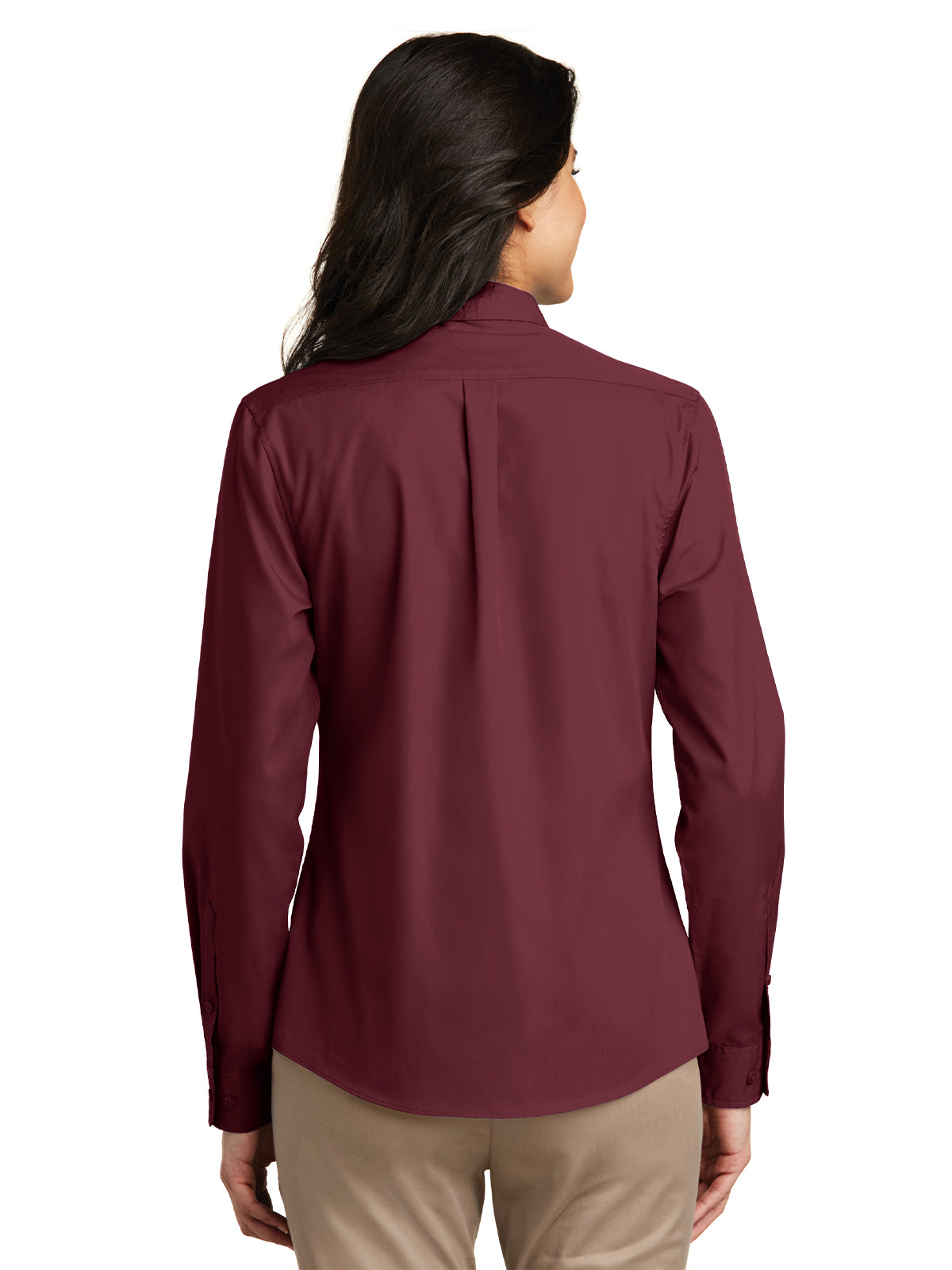 Women's Long Sleeve Poplin Shirt