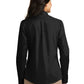 Women's Long Sleeve Poplin Shirt - LW100 - Deep Black