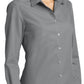 Women's Long Sleeve Poplin Shirt - LW100 - Gusty Grey