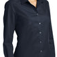 Women's Long Sleeve Poplin Shirt - LW100 - River Blue Navy