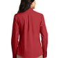 Women's Long Sleeve Poplin Shirt - LW100 - Rich Red