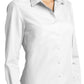 Women's Long Sleeve Poplin Shirt - LW100 - White