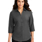 Women's 3/4 Sleeve Button Up Shirt