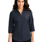 Women's 3/4 Sleeve Button Up Shirt