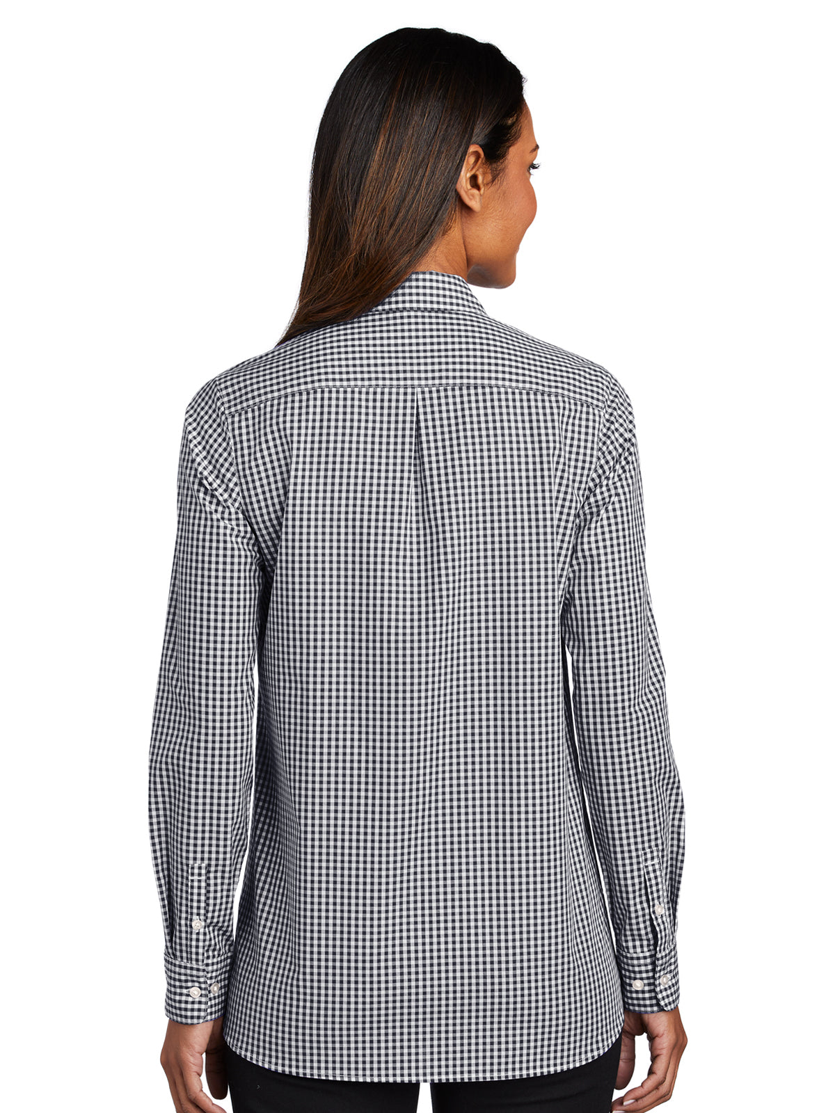 Women's Broadcloth Gingham Easy Care Shirt