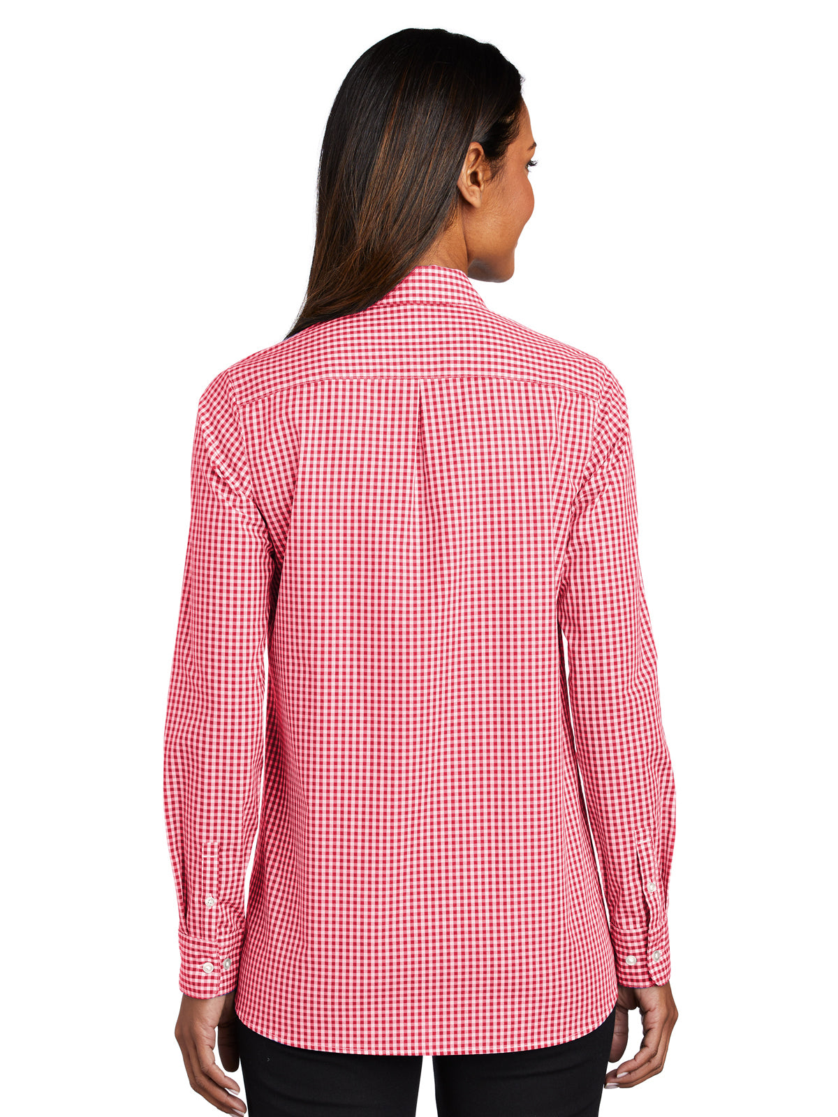 Women's Broadcloth Gingham Easy Care Shirt