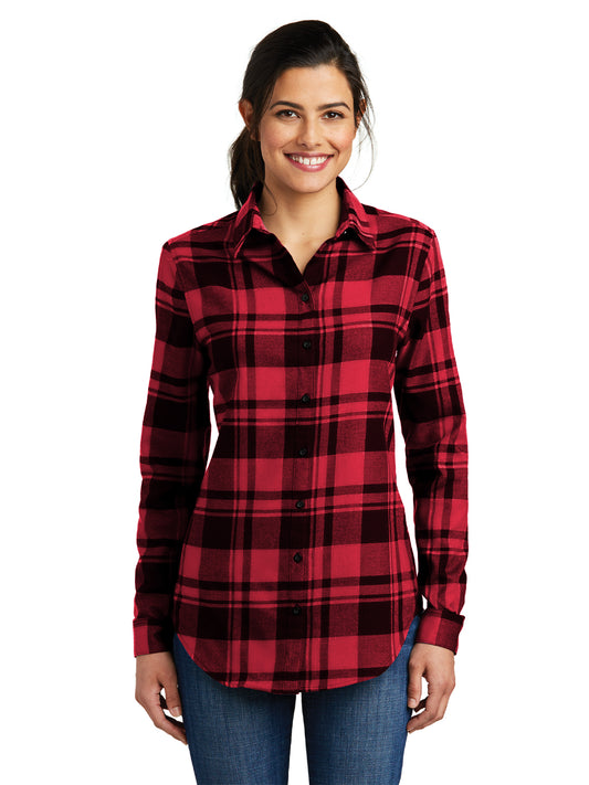 Women's Plaid Flannel Shirt