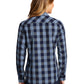 Women's Plaid Shirt - LW670 - True Navy