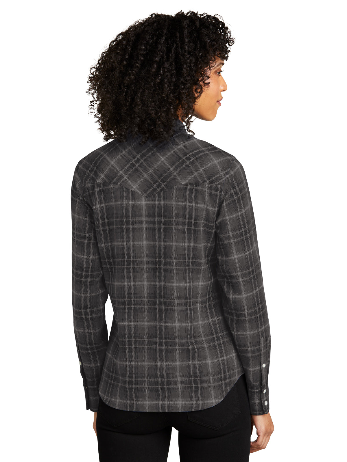 Women's Long Sleeve Plaid Shirt