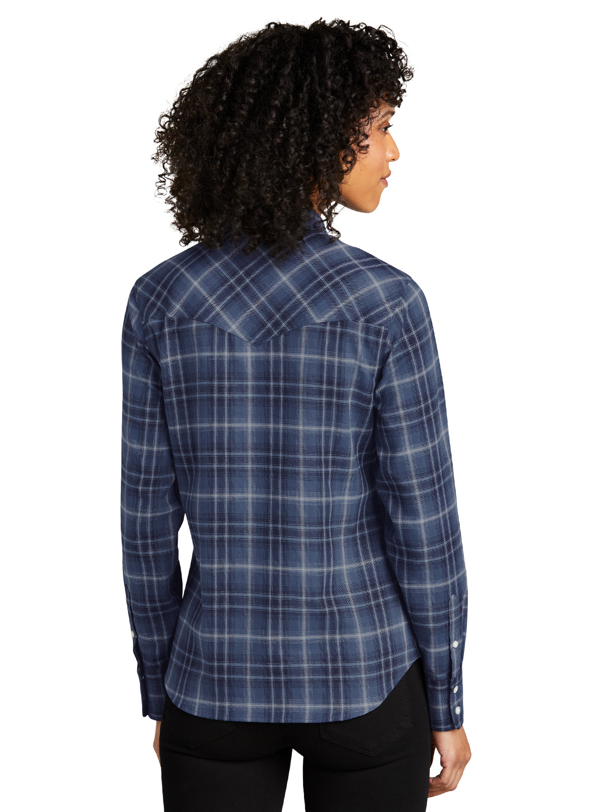 Women's Long Sleeve Plaid Shirt