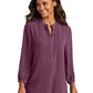 Women's Pocketless 3/4-Sleeve Tunic Top