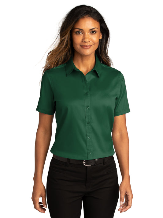 Women's Short Sleeve Button Up Shirt