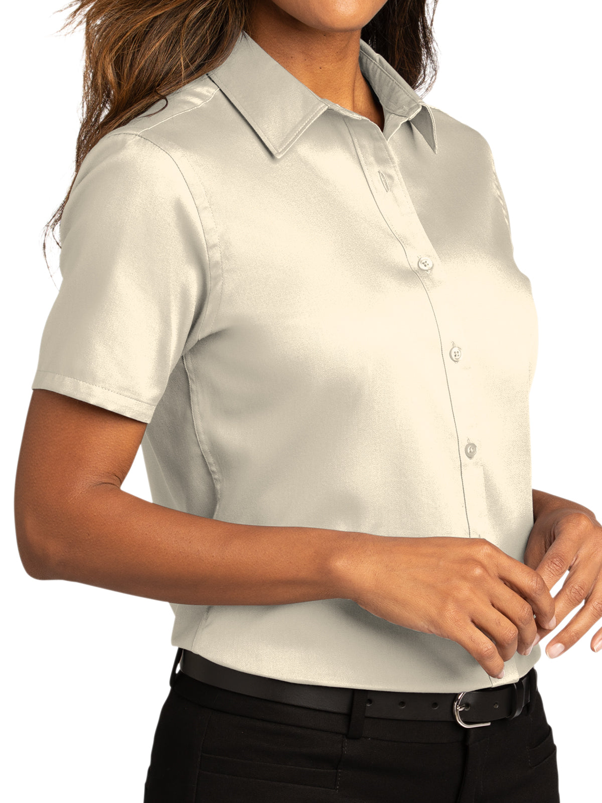 Women's Short Sleeve Button Up Shirt