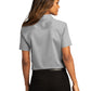 Women's Short Sleeve Button Up Shirt - LW809 - Gusty Grey