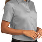 Women's Short Sleeve Button Up Shirt - LW809 - Gusty Grey
