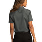 Women's Short Sleeve Button Up Shirt - LW809 - Storm Grey