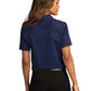 Women's Short Sleeve Button Up Shirt - LW809 - True Navy