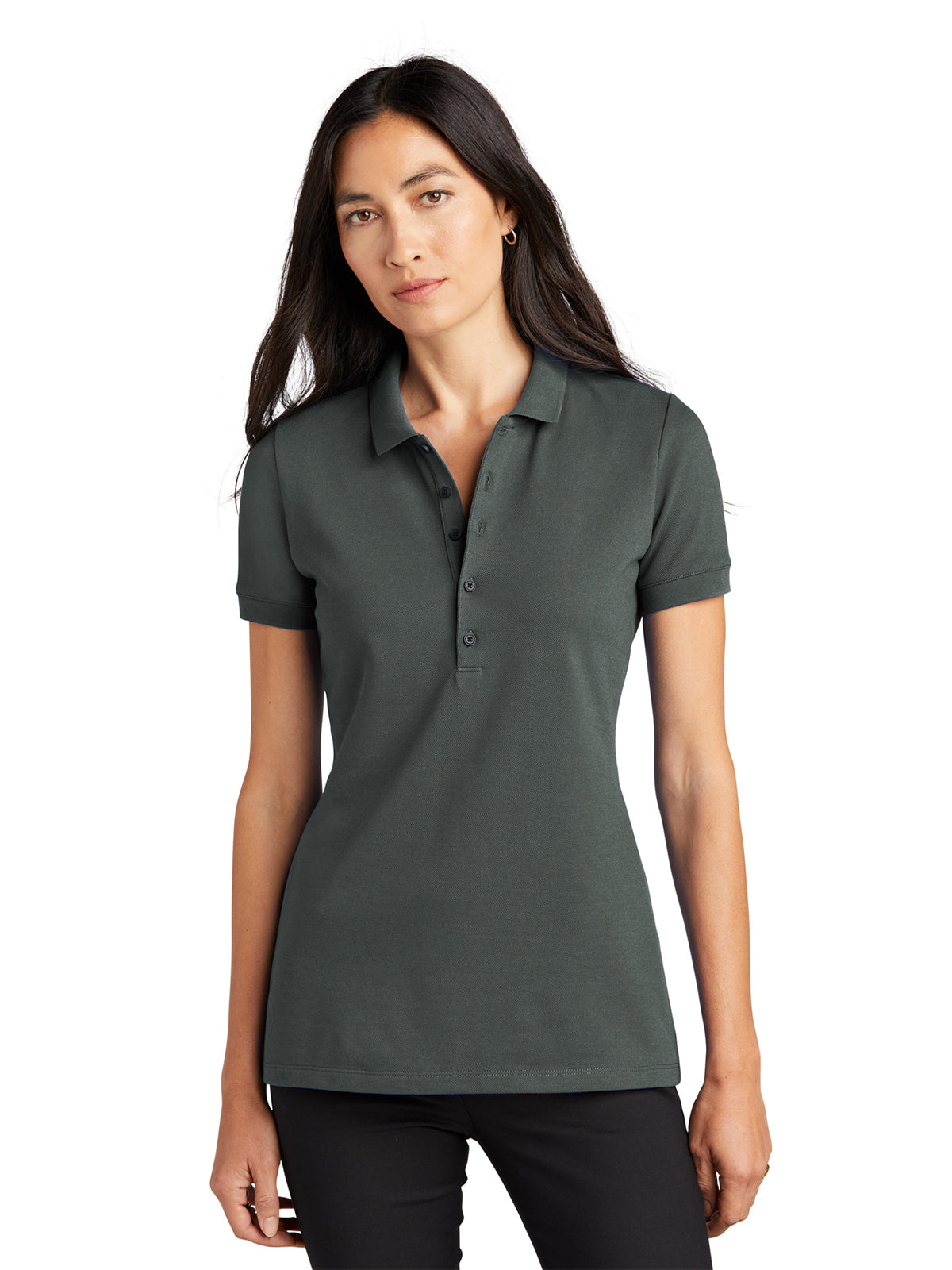 Women's Stretch Heavyweight Pique Polo