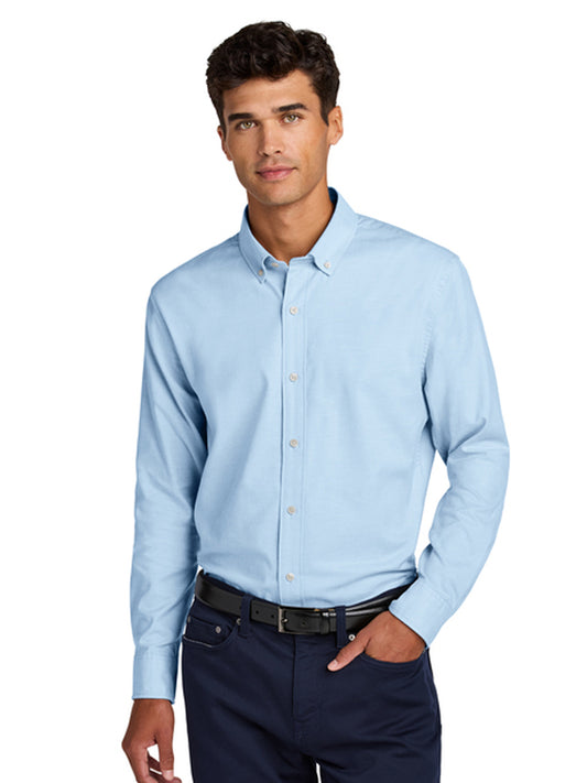 Men's Pocketless Modern Oxford Shirt - MM2002 - Light Blue