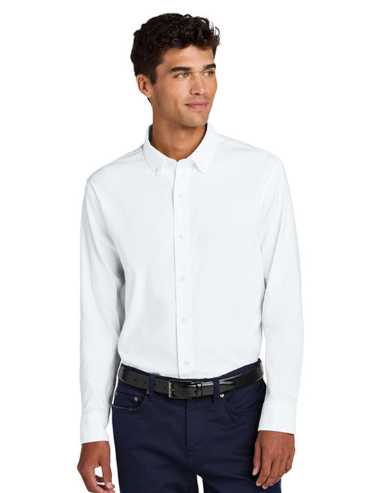 Men's Pocketless Modern Oxford Shirt - MM2002 - White