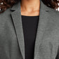 Women's 2-Pocket Knit Blazer - MM3031 - Storm Grey Heather