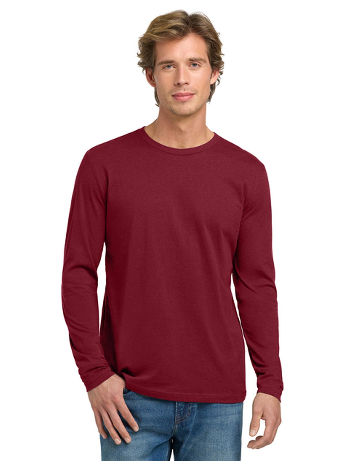 Unisex Pocketless Long Sleeve Tee