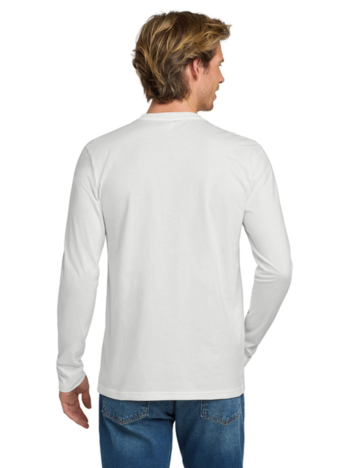 Unisex Pocketless Long Sleeve Tee