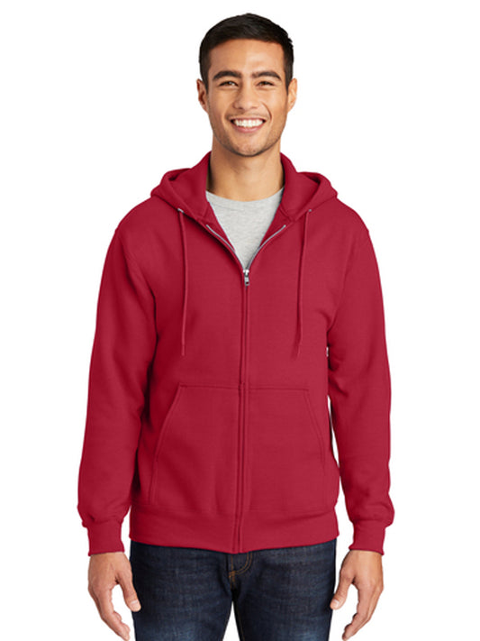 Men's Essential Fleece Full-Zip Hooded Sweatshirt