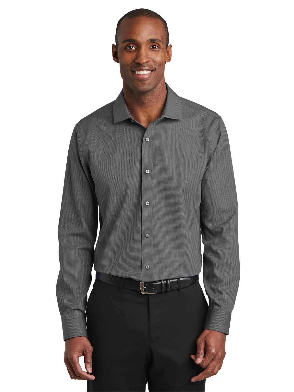 Unisex Nailhead Non-Iron Shirt