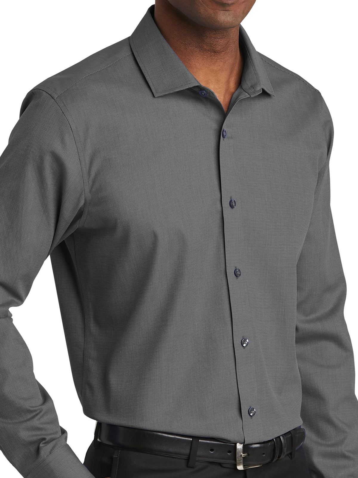 Unisex Nailhead Non-Iron Shirt