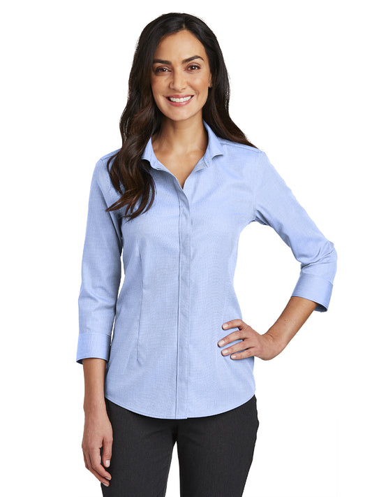 Women's 3/4 Sleeve Button Up Shirt