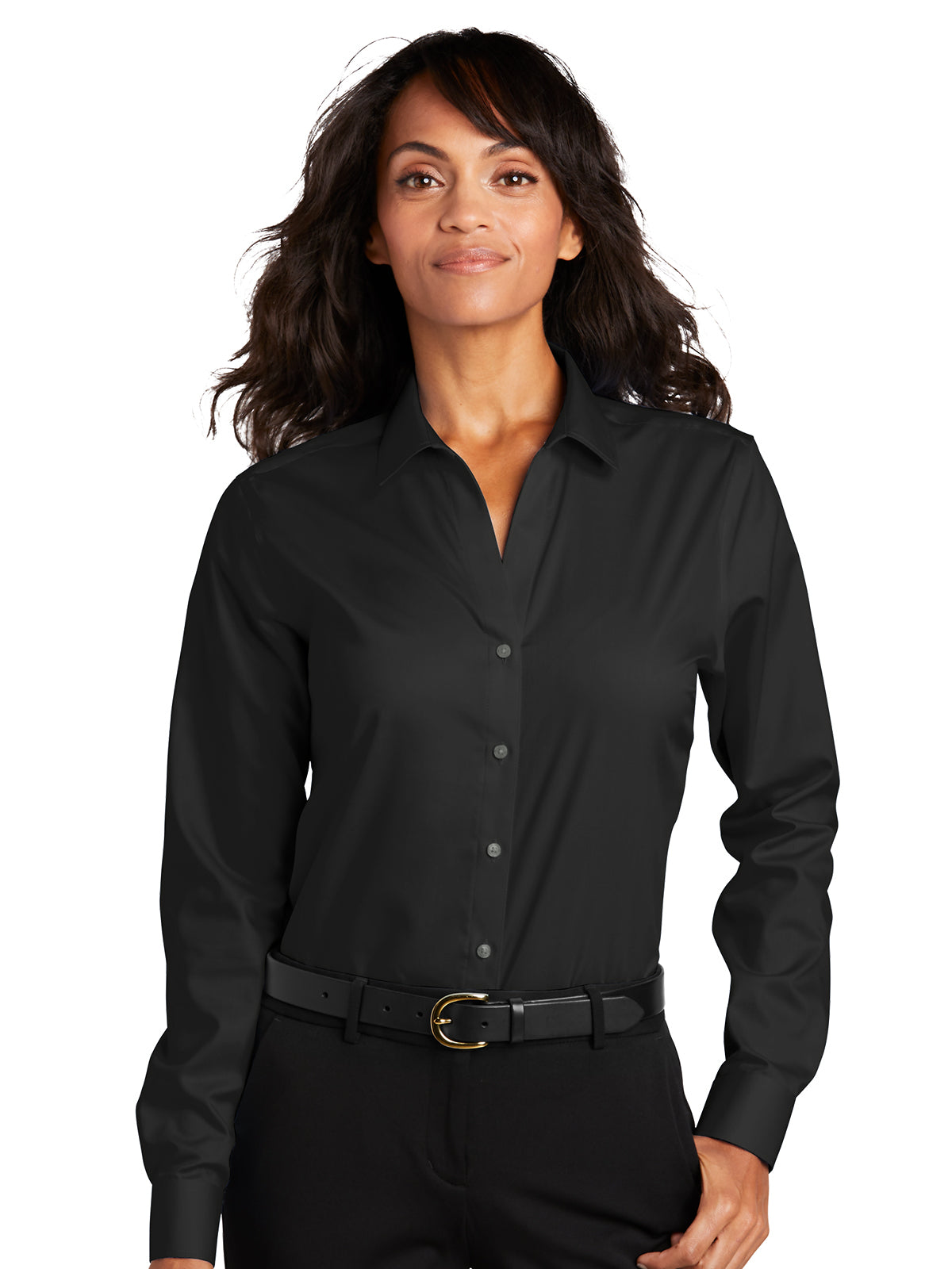 Women's Button Up Twill Shirt