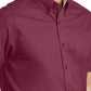Men's Short Sleeve Easy Case Shirt - S508 - Burgundy/Light Stone