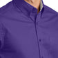 Men's Short Sleeve Easy Case Shirt - S508 - Purple/Light Stone