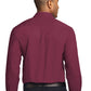 Men's Easy Care Shirt - S608 - Burgundy/Light Stone