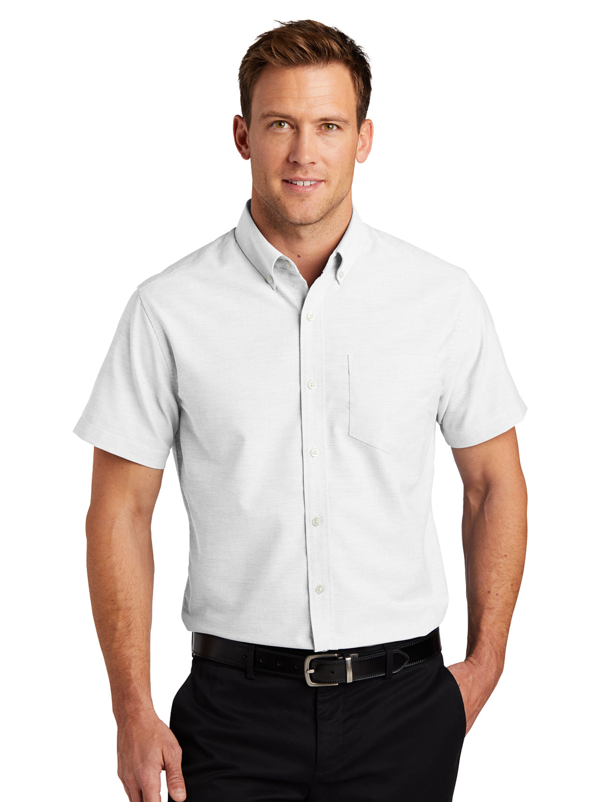 Men's Short Sleeve Oxford Shirt