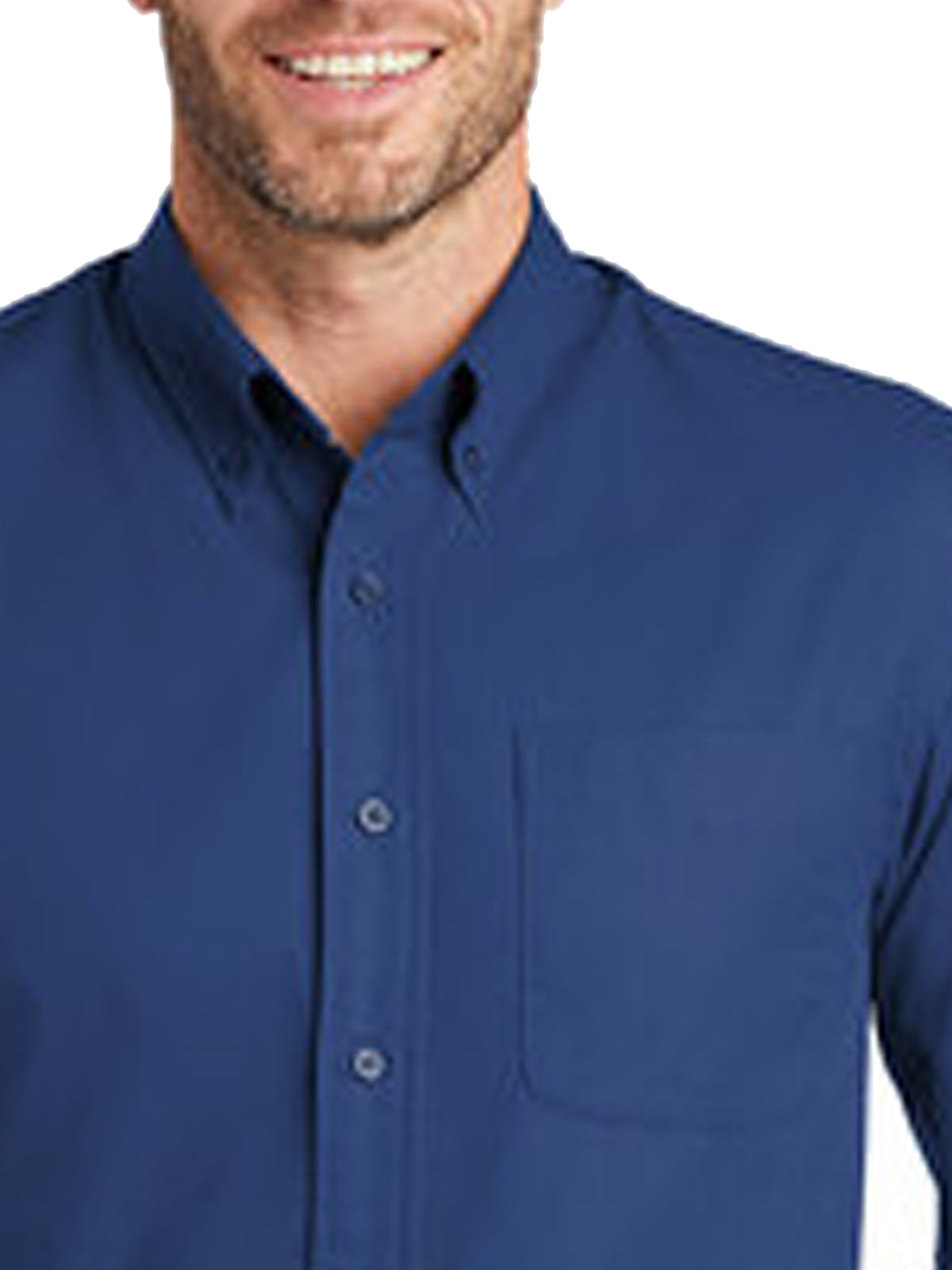 Men's 1-Pocket Long Sleeve Twill Shirt